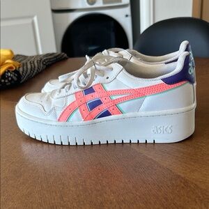 ASICS Japan S Platform Leather Sneakers - size 9